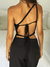 Trendy Asymmetrical Women's Sexy Single Shoulder Top - Himpall
